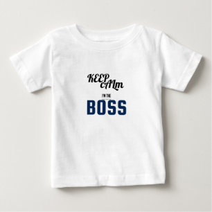 Camiseta Para Bebê Sou o Chefe