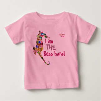 Camiseta Para Bebê Sou o Chefe - Crianças T-Shirt