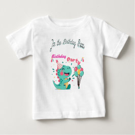 Camiseta Para Bebê Sou o Chefe de Aniversário