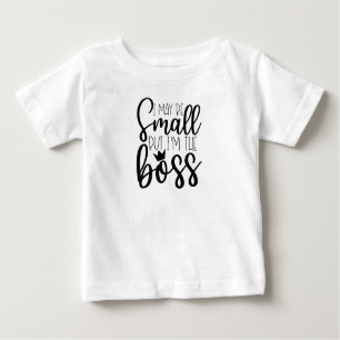 Camiseta Para Bebê Sou o Chefe Engraçado