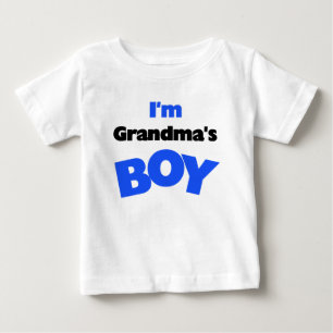 Camiseta Para Bebê Sou o Garoto da Vovó