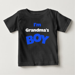 Camiseta Para Bebê Sou o Garoto da Vovó