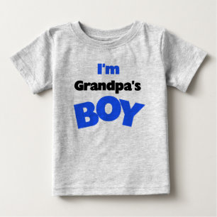 Camiseta Para Bebê Sou o Garoto do Vovô