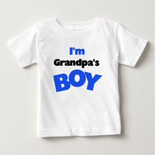Camiseta Para Bebê Sou o Garoto do Vovô