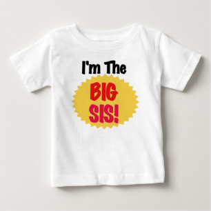 Camiseta Para Bebê Sou o Grande Sis