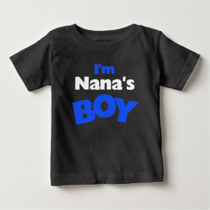 Camiseta Para Bebê Sou o Menino da Nana