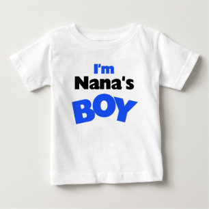 Camiseta Para Bebê Sou o Menino da Nana