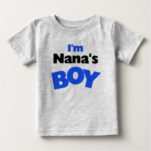 Camiseta Para Bebê Sou o Menino da Nana