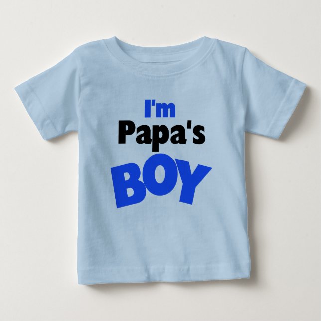 Camiseta Para Bebê Sou o Menino do Papa (Frente)