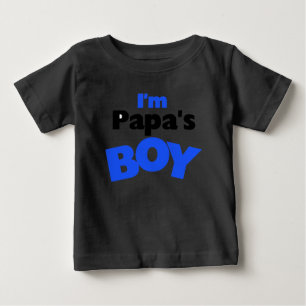 Camiseta Para Bebê Sou o Menino do Papa