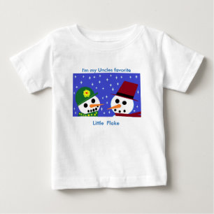 CAMISETA PARA BEBÊ SOU OS MEUS TIPOS FAVORITOS, PEQUENO BEBÊ FLAKE
