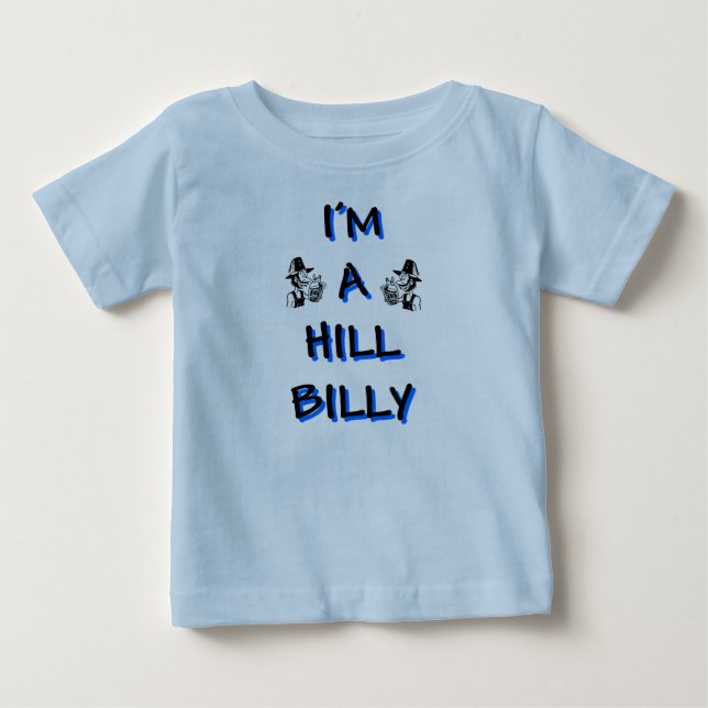 Camiseta Para Bebê Sou um caipira (Frente)