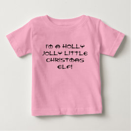 Camiseta Para Bebê Sou um elfo de Natal sagrado!