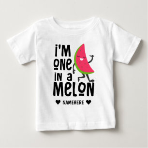 Camiseta Para Bebê Sou um em um Melão
