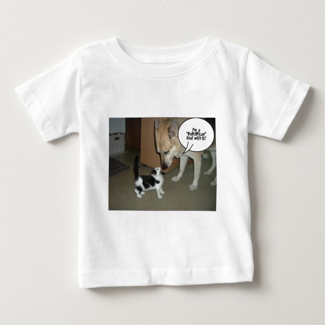 Camiseta Para Bebê Sou um RePUPlican com isso! (Frente)