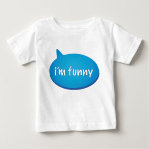 Camiseta Para Bebê Sou uma criança engraçada - VEJA TAMBÉM "Meu irmão