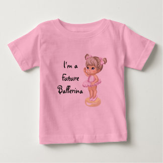 Camiseta Para Bebê Sou uma futura Ballerina