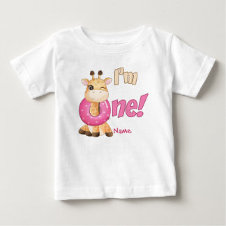 Camiseta Para Bebê Sou uma Girafa
