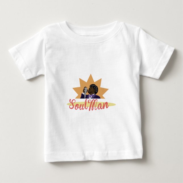 Camiseta Para Bebê Soul Man (Frente)