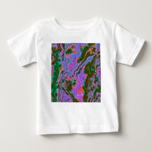 Camiseta Para Bebê Sour Marble (Frente)