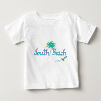 Camiseta Para Bebê South Beach, FL