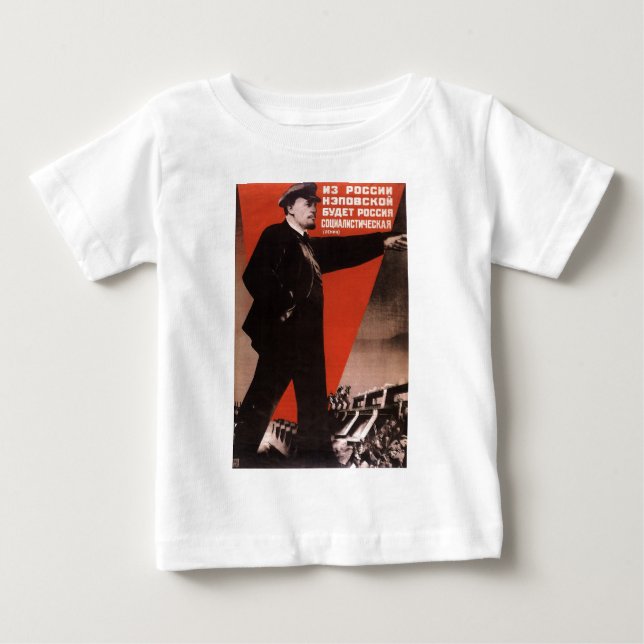 Camiseta Para Bebê Soviete (Frente)