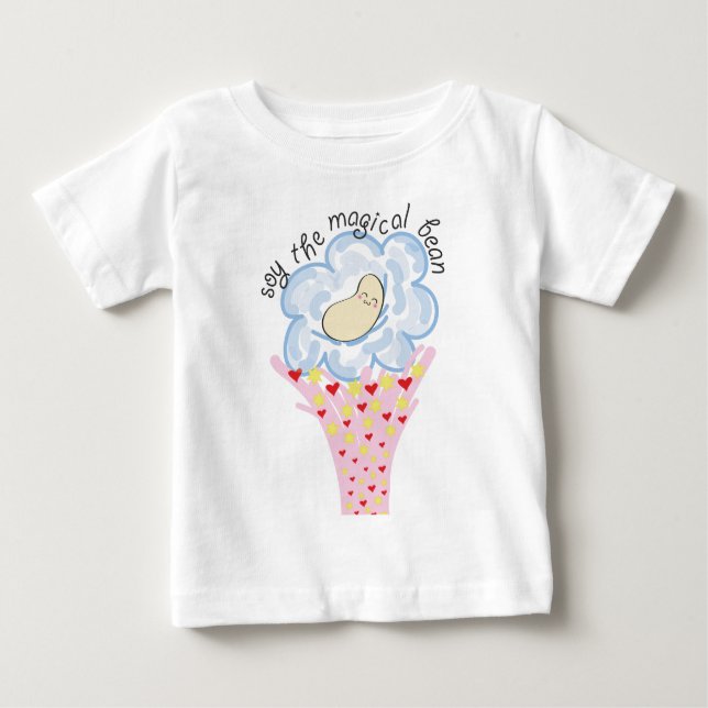 Camiseta Para Bebê soy the magical bean (Frente)