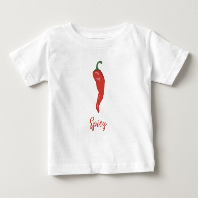 Camiseta Para Bebê Spicy (Frente)