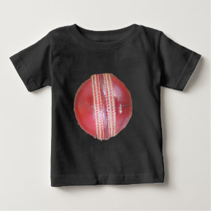 Camiseta Para Bebê Spin Master's Sphere: Uma bola de críquete esquerd