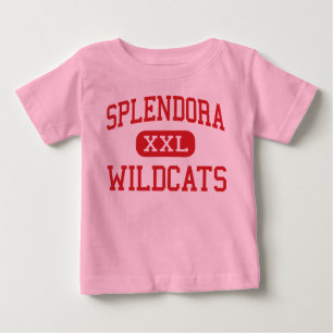 Camiseta Para Bebê Splendora - Wildcats - meio - Splendora Texas