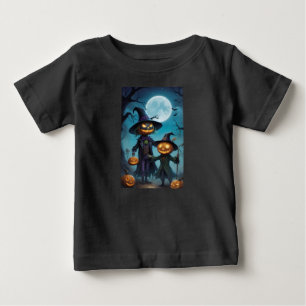 Camiseta Para Bebê Spookeen Pumpkin Duo