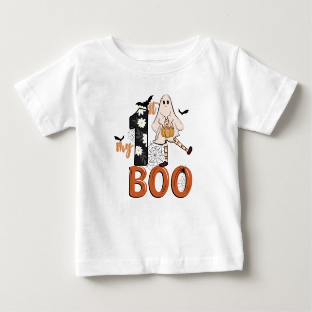 Camiseta Para Bebê Spooky Halloween (Frente)
