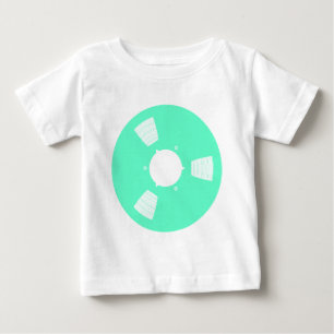 Camiseta Para Bebê Spool de Fitas de Gravação