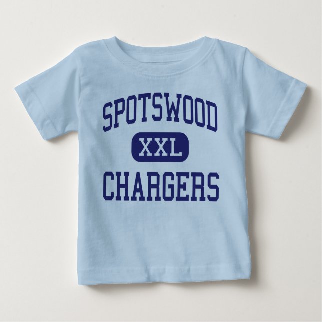 Camiseta Para Bebê Spotswood - carregadores - alto - Spotswood (Frente)