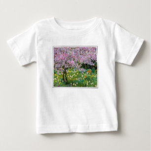 Camiseta Para Bebê Springtime no Jardim de Claude Monet