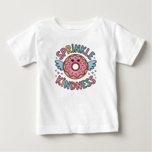 Camiseta Para Bebê Sprinkle Kindness   Rosquinha