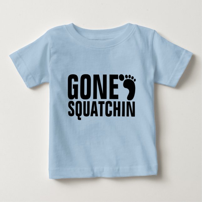 CAMISETA PARA BEBÊ SQUATCHIN IDO (Frente)