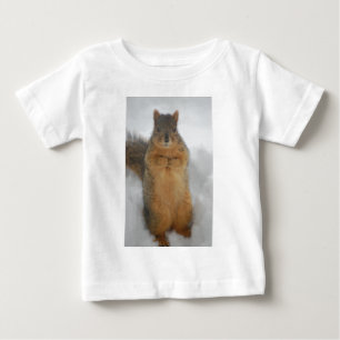 Camiseta Para Bebê Squirrel Love