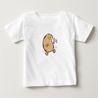 Camiseta Para Bebê Sr. Humano Bean Fazendo O Jiggy