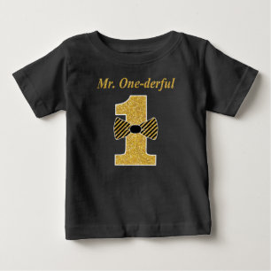 Camiseta Para Bebê Sr. ONE-derful Criança T-shirt, Sr. Onederful