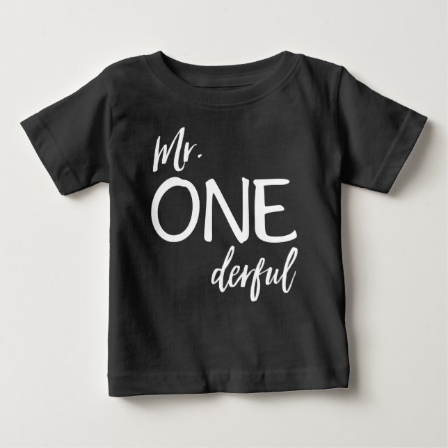 Camiseta Para Bebê Sr. Oneince (Frente)