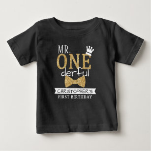 Camiseta Para Bebê Sr. ONEmagnifico primeiro aniversario Toddler T-sh