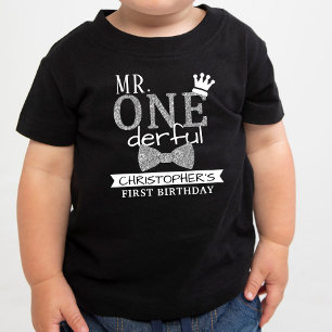 Camiseta Para Bebê Sr. ONEmagnifico primeiro aniversario Toddler T-sh