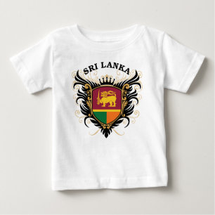 Camiseta Para Bebê Sri Lanka