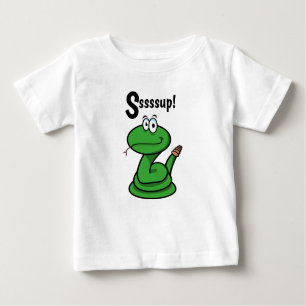 Camiseta Para Bebê Ssssup! Cobra