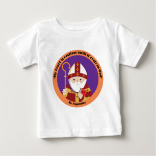 Camiseta Para Bebê St Augustine do hipopótamo