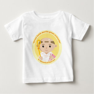 Camiseta Para Bebê St Bernard de Clairvaux
