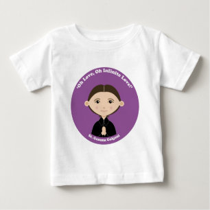 Camiseta Para Bebê St. Gema Galgani