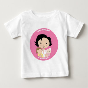 Camiseta Para Bebê St. Gianna Molla