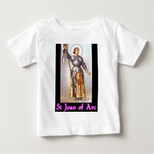 Camiseta Para Bebê St. Joana do arco